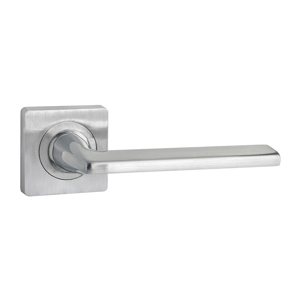 Ajax ручка дверная раздельная хром TREND JK SSC-16 сатинированный