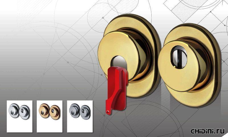 Броненакладка врезная поворотная MR-128-25-D1 А00 h-25mm, матовая латунь