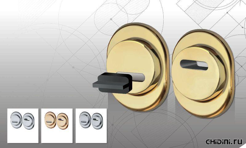 Броненакладка врезная поворотная на сувальдный ключ бронза MR-01-DМ АВS