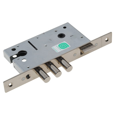 Замок врезной Гардиан 1211 б/о б/накл под ц/мех. ЗЩ м/о 85мм б/руч