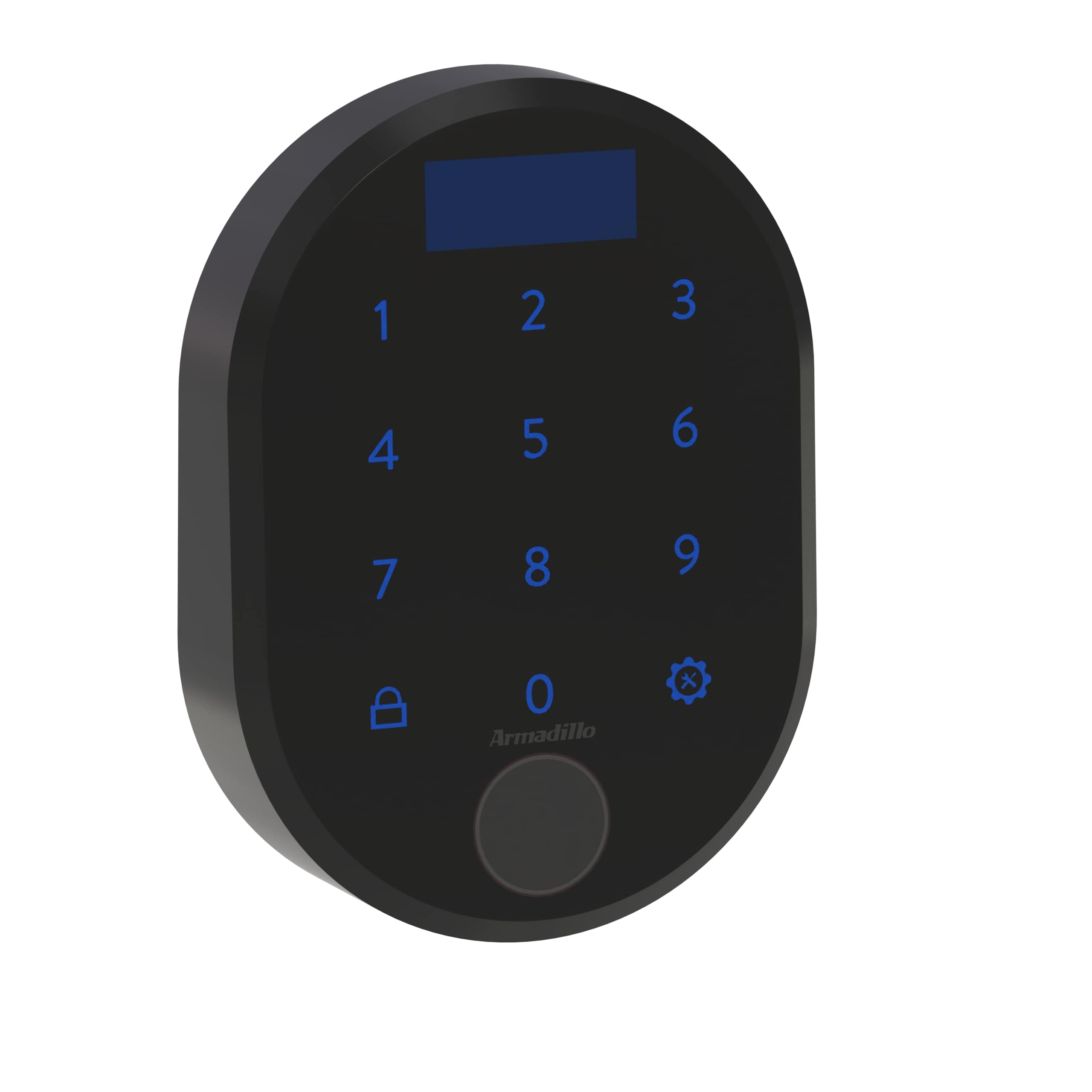 Кодовая панель Armadillo (Армадилло) с отпечатком пальца CD.B RT01.02 BL Черный