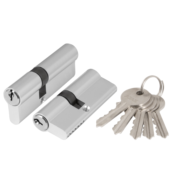 Цилиндровый механизм Ajax (Аякс) AX100/60 mm (25+10+25) CP хром 5 кл.