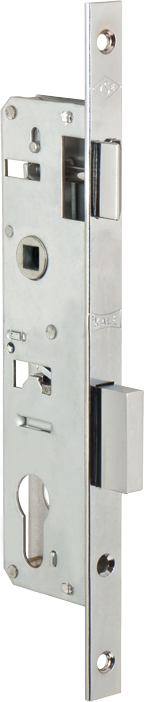 Корпус замка Kale kilit (Кале килит) врезного цилиндрового узкопроф.153/P (30 mm) w/b (никель)