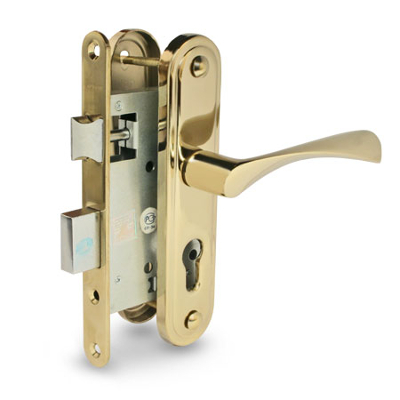 Врезной замок Апекс 1623 G золото без ц/м б/о м/о 55