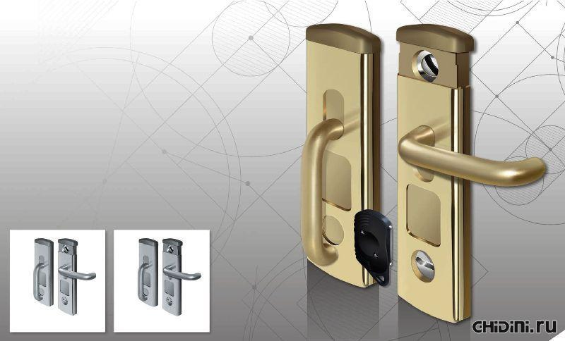 Броненакладка MG-971 02 с магнитной защитой двухсистемного замка CISA, латунь